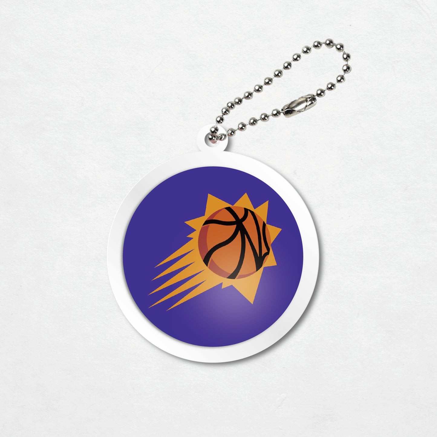 円形キーホルダー(クリア)