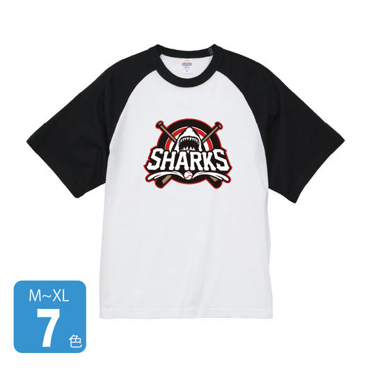 5.6オンス ラグラン Tシャツ(品番5041-01)