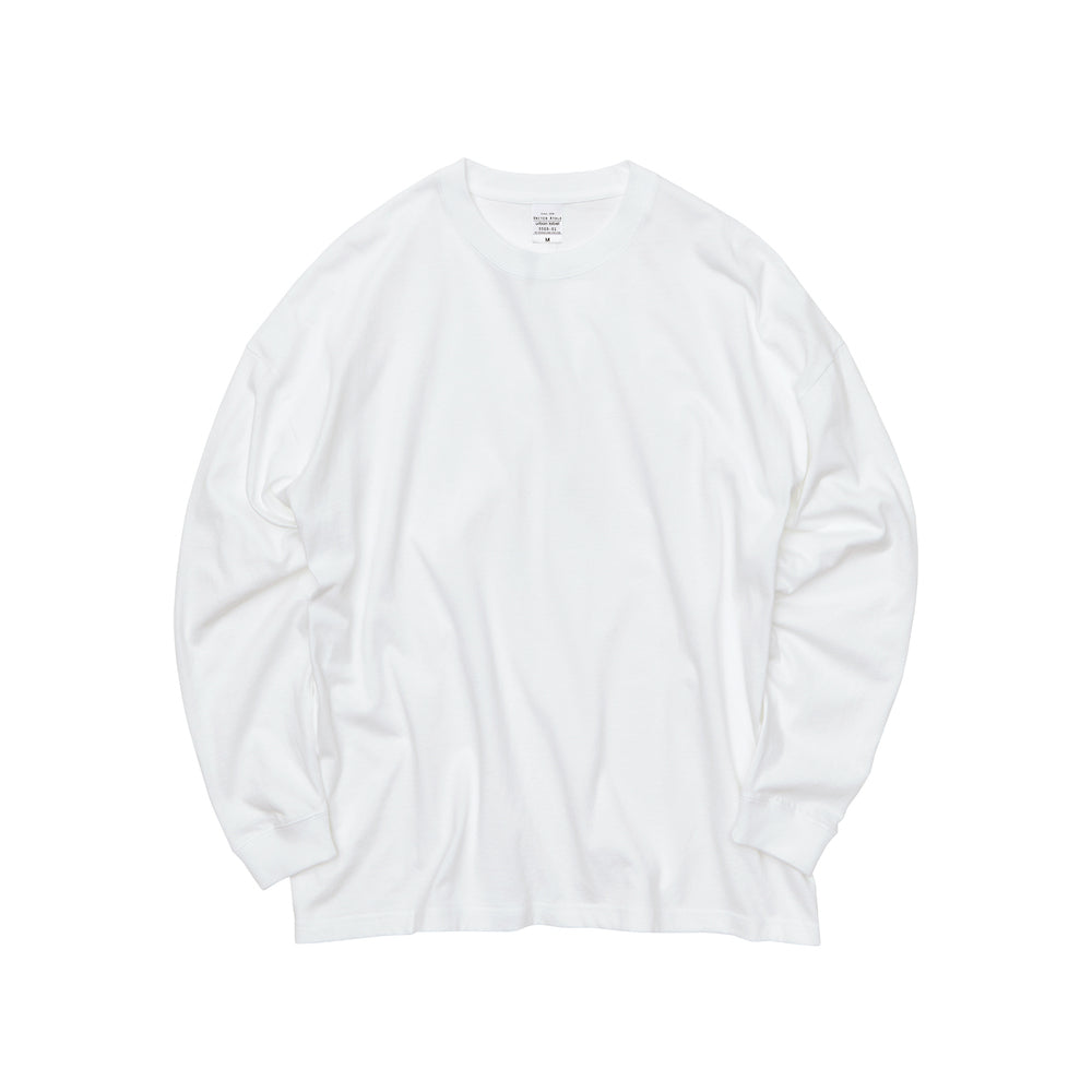 5.6オンス ビッグシルエット ロングスリーブ Tシャツ(1.8インチリブ)(品番 5509-01)