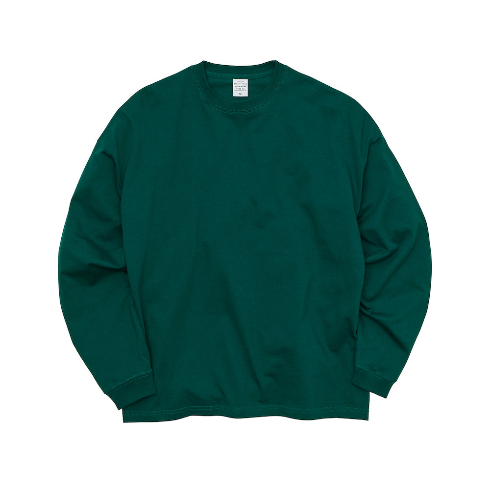 5.6オンス ビッグシルエット ロングスリーブ Tシャツ(1.8インチリブ)(品番 5509-01)