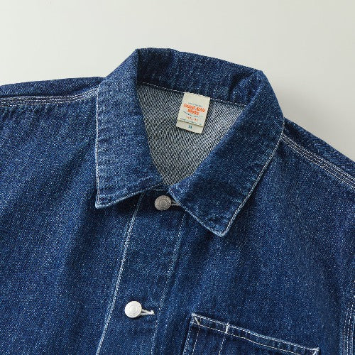 12.0オンス デニム ルーズフィット カバーオール ジャケット(品番 7455-01)
