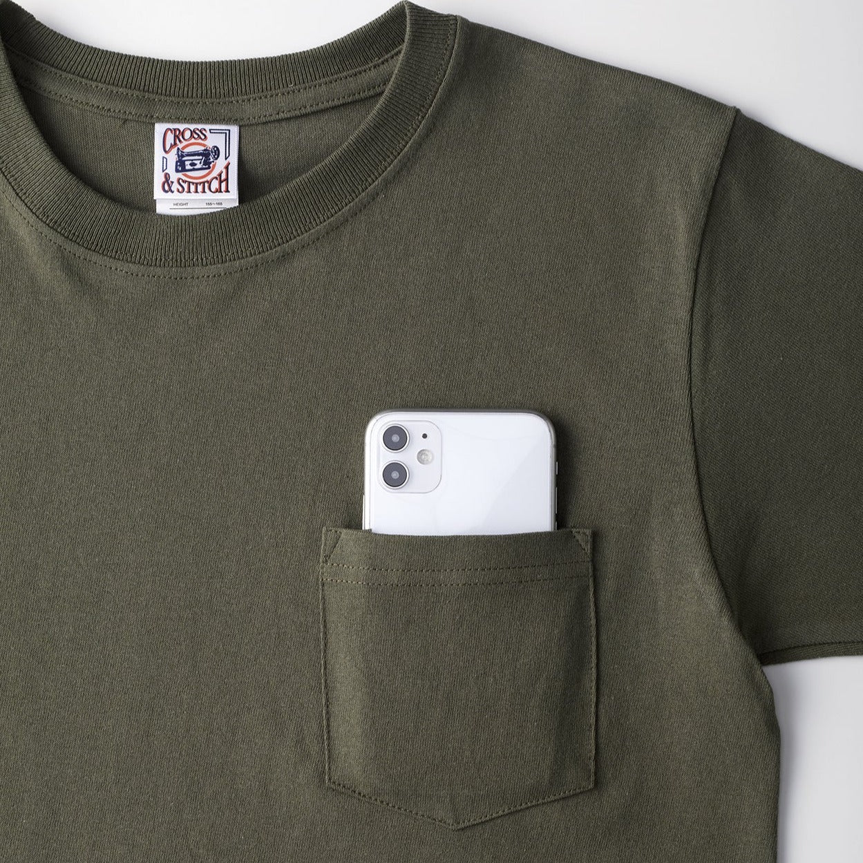 6.2オンス オープンエンド マックスウェイト ポケットTシャツ