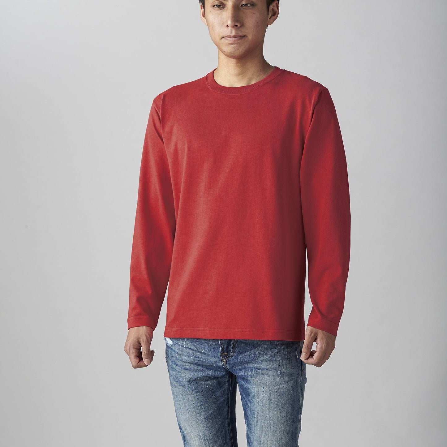 オープンエンド マックスウェイトロングスリーブTシャツ(リブ無し)(品番 OE1210)