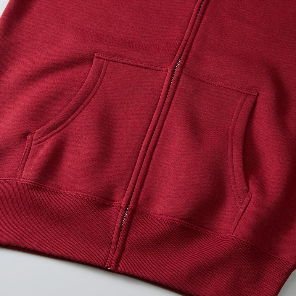 10.0オンス T/C スウェット フルジップ パーカ(裏起毛)(品番5620-01)